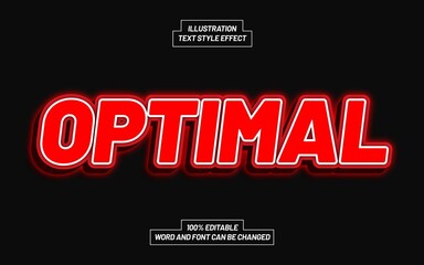 Optimal Text Style Effect