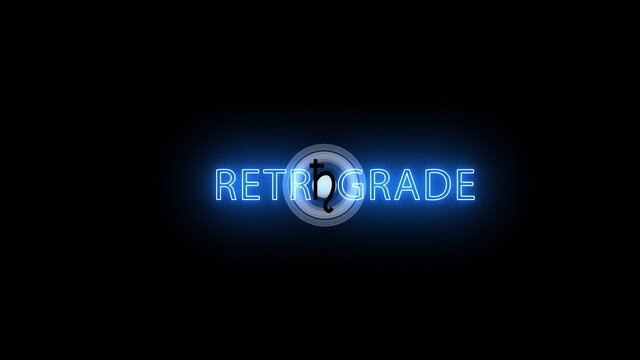 Saturn Retrograde T-shirt Design 3d Illustration