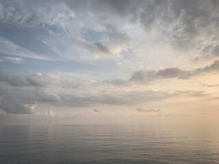 Sea view background, tender colors