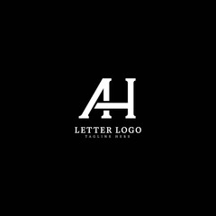 Obraz premium Initial Letter AH logotype company name monogram design for Company and Business logo.