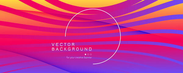 Colorful Fluid Shape. Flow 3d Liquid. Curve