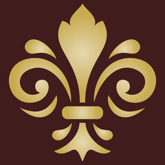 Fototapeta premium Elegant vintage golden ornament in classic style. Abstract traditional pattern with oriental elements. Classic vintage pattern