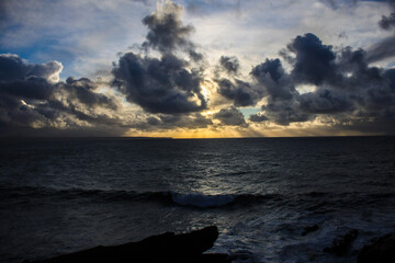 Obraz premium sunset over the sea