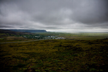 Summer landscape in Southern Iceland, Europe