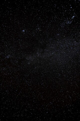 Starry Night Sky with stars, stars on black night sky