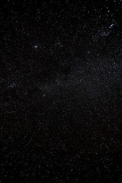Starry Night Sky with stars, stars on black night sky