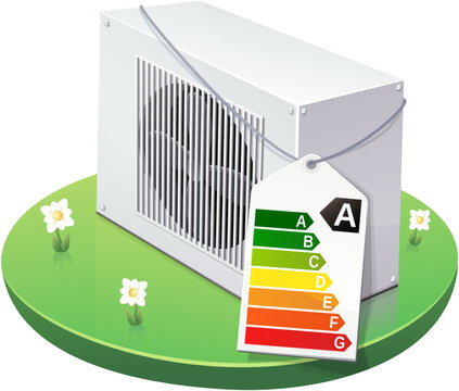 Energy performance of a heat pump (cutout)