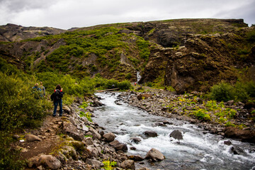 Summer landscape in Southern Iceland, Europe