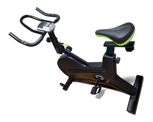 フィットネスバイク/透明背景だから使いやすい！イラレブック