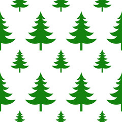 christmas trees vector background