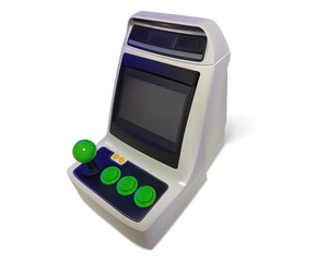 ゲームセンター/透明背景だから使いやすい！懐かしいゲームのイメージに使おう！イラレブック