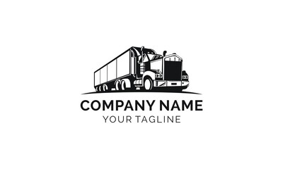 Truck Trailer Logo Transportation design