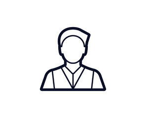 Barmen line icon. Single pictogram of holidays for web design and mobile app. International Bartender's Day  pictogram. Bar outline icon on white background. 