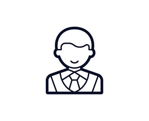 Barmen line icon. Single pictogram of holidays for web design and mobile app. International Bartender's Day  pictogram. Bar outline icon on white background. 