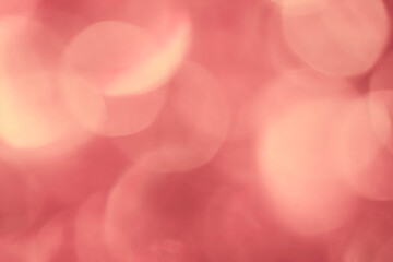 Color bokeh background of love. Blur pink flower as a background. beautiful background on pastel color tone gradient with abstract bokeh light.