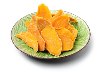 Mango. dry mango on the background