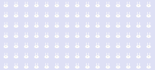 süßer fröhlicher Osterhase pastell Hintergrund zart lila