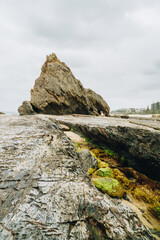 Portrait shot of currumbin rock 