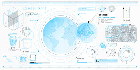 A set of thin elements on the topic of Planetary Search.