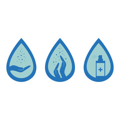 Antiseptic Disinfectant - Vector Stock Illustration