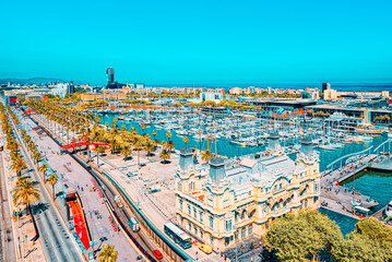 Panorama Barcelona. Port Authority - Admiral Historic Authority