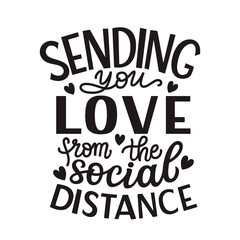 Sending you love from the social distance