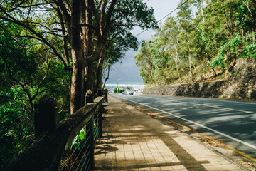 Currumbin beach from the road towards it