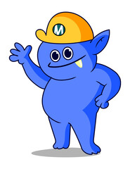 Monster Mascot Vector