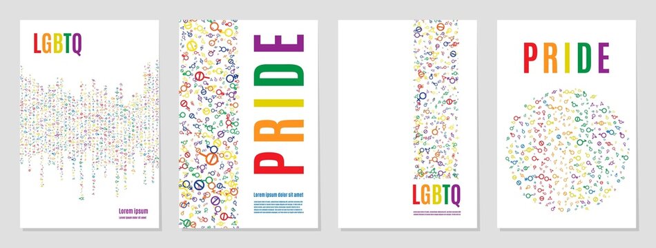 Sign pride lgbt symbol rainbow. symbol