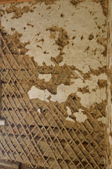 house mazanka in the village of Chernobyl zone