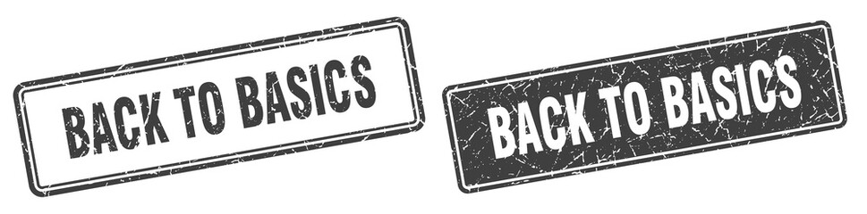 back to basics stamp set. back to basics square grunge sign