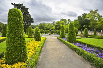 The cloudy May sky above Madrid