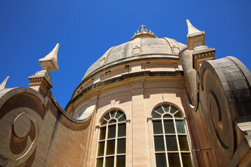 Rotunda of St. John Baptist Church in Xewkija. Gozo. Malta
