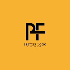 Initial Letter RF logotype company name monogram design for Company and Business logo.