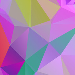 Fototapeta premium Abstract Color Polygon Background Design, Abstract Geometric Origami Style With Gradient