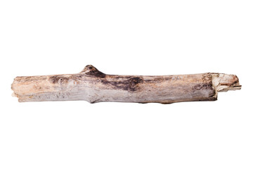 Wooden dry beam, log, part of a tree trunk