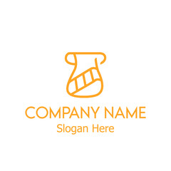 logo for company with white