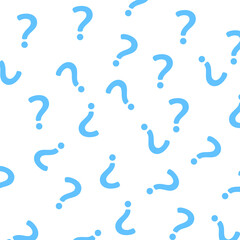 Question mark pattern. Question design background