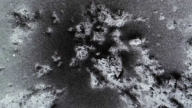 Scanning Electron Microscope (SEM) showing a Structure at a Magnification - 4K Resolution