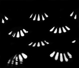 lights and shadows with unique pattern background