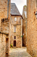 Le Mans, France, HDR image of the historical center