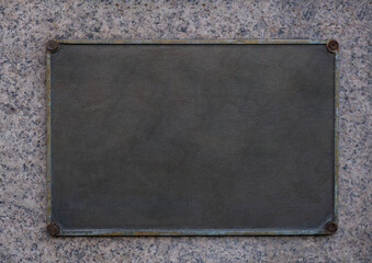 copper and blank table for information on granite wall