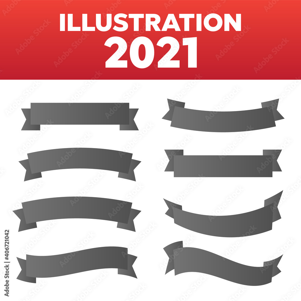 Canvas Prints vector ribbons set isolated. banner ribbon vector set