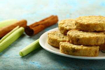Meat cutlet ready for deep frying ,Indian cuisine.