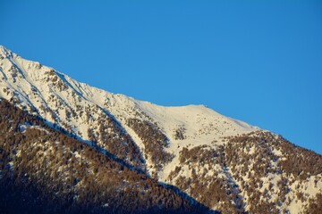 LA neve e l'azzurro