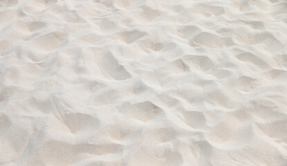 Fototapeta na wymiar White sand beach texture background