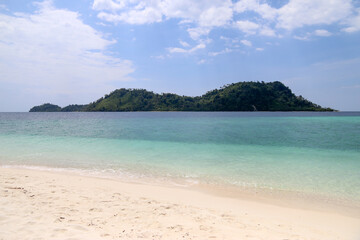 amazing the beach tropical andaman, phuket, thailand on sandy shore. Beautiful Summer holiday. Natural
