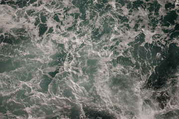 waves crashing on the sea