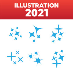 Glowing light effect star. Sparkle lights vector