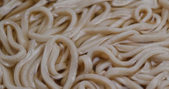 Traditional japanese soba in soup